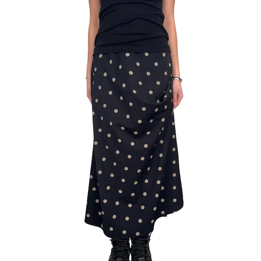 (1) YOHJI YAMAMOTO + NOIR POLKA DOT SKIRT - Image 2