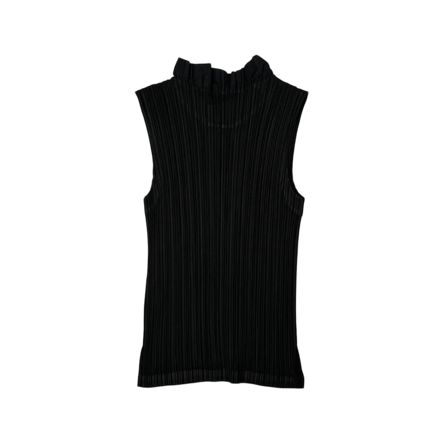 (2) ISSEY MIYAKE WHITE LABEL MOCK-NECK TANK - Image 2