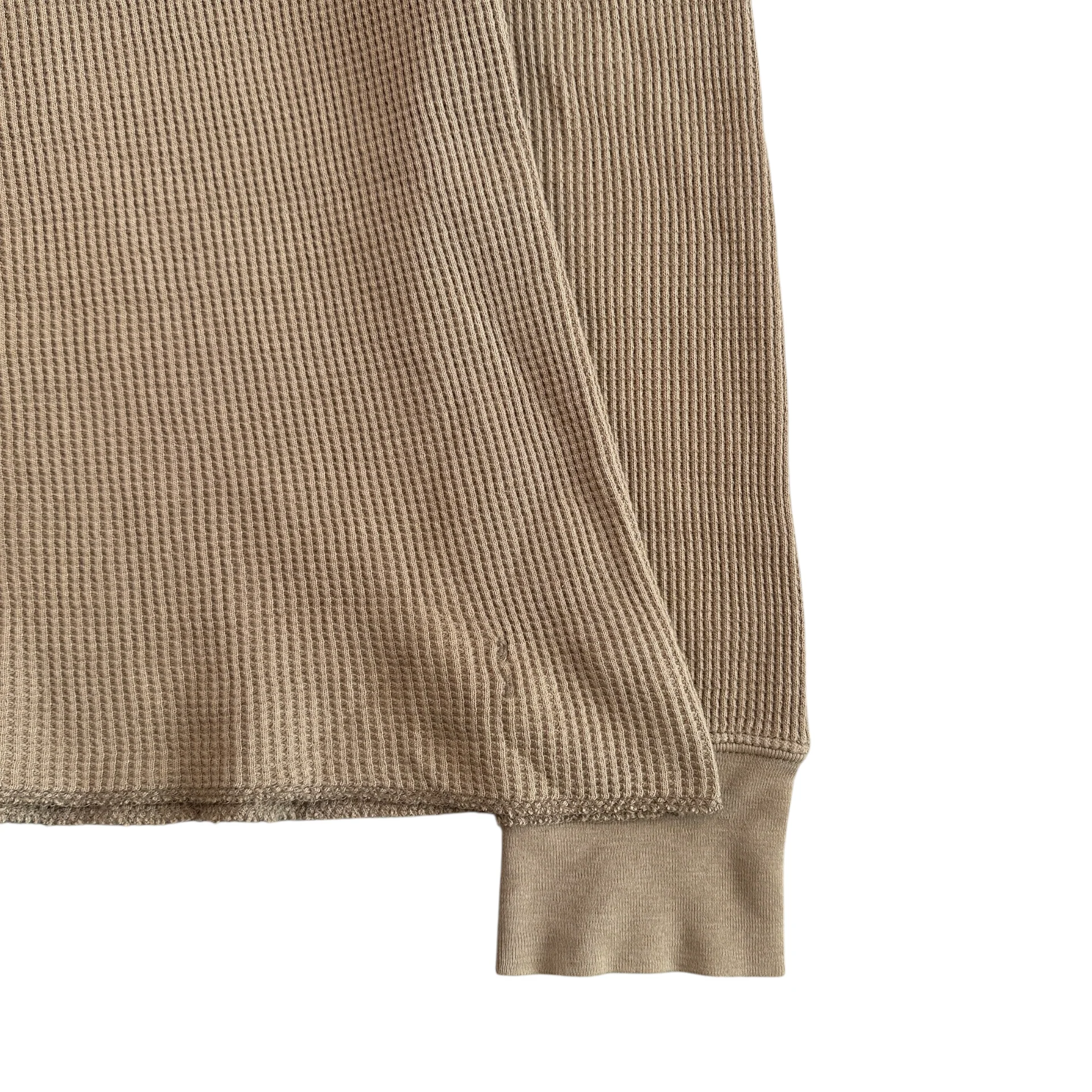 (2) NUMBER(N)INE WAFFLE LONG SLEEVE - BEIGE - Image 4
