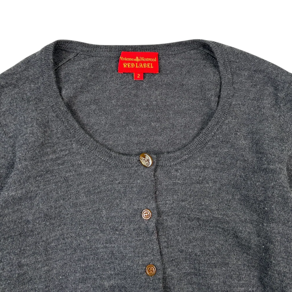 (2) VIVIENNE WESTWOOD RED LABEL CARDIGAN - GREY - Image 4