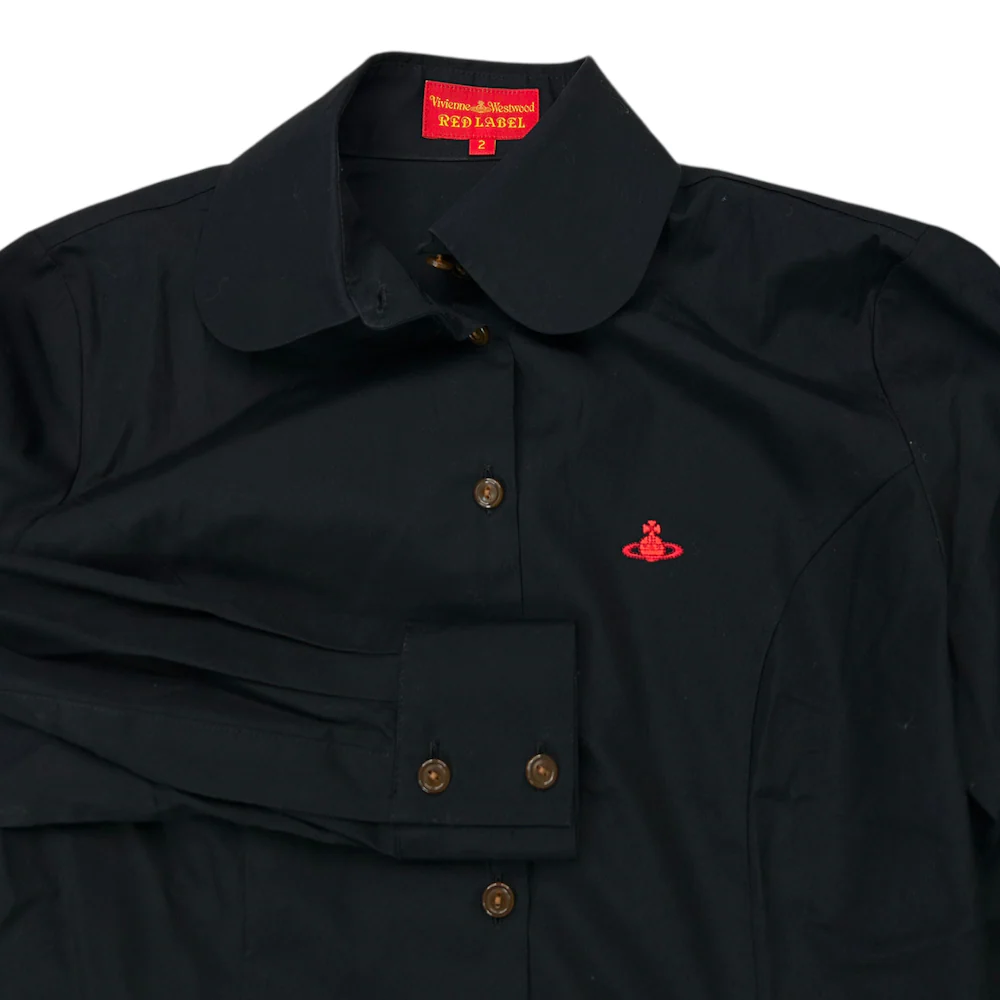 (2) VIVIENNE WESTWOOD RED LABEL CINCHED BUTTON SHIRT - Image 3