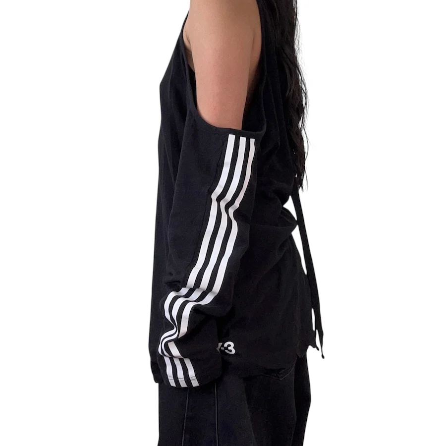 (2XS) ADIDAS Y-3 OPEN SHOULDER TOP - Image 3
