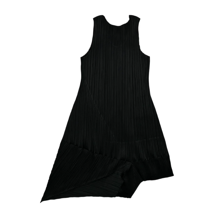 (3) ISSEY MIYAKE ASYMMETRICAL TANK DRESS - Image 3