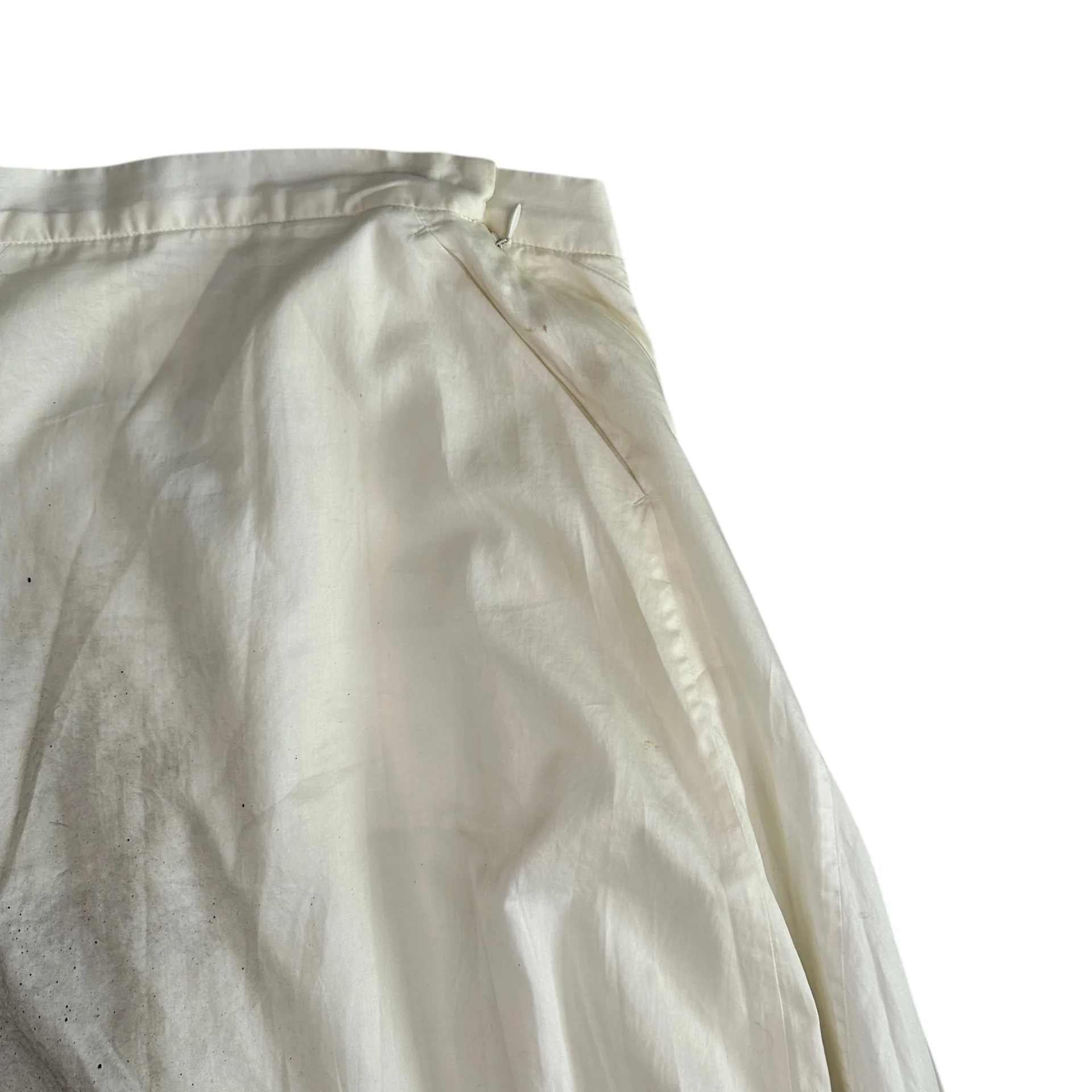 (36) MAISON MIHARA YASUHIRO SKIRT - WHITE - Image 3