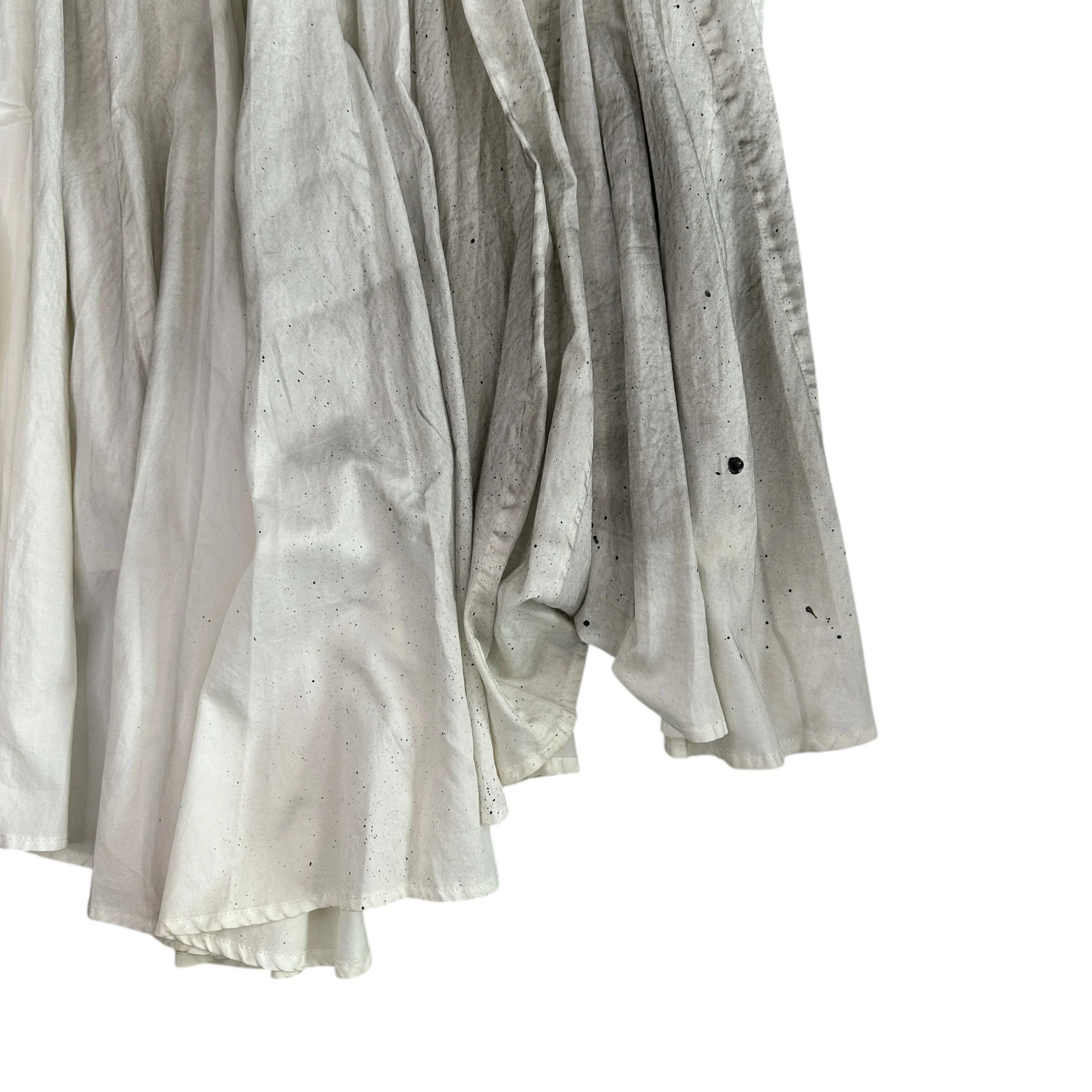 (36) MAISON MIHARA YASUHIRO SKIRT - WHITE - Image 4