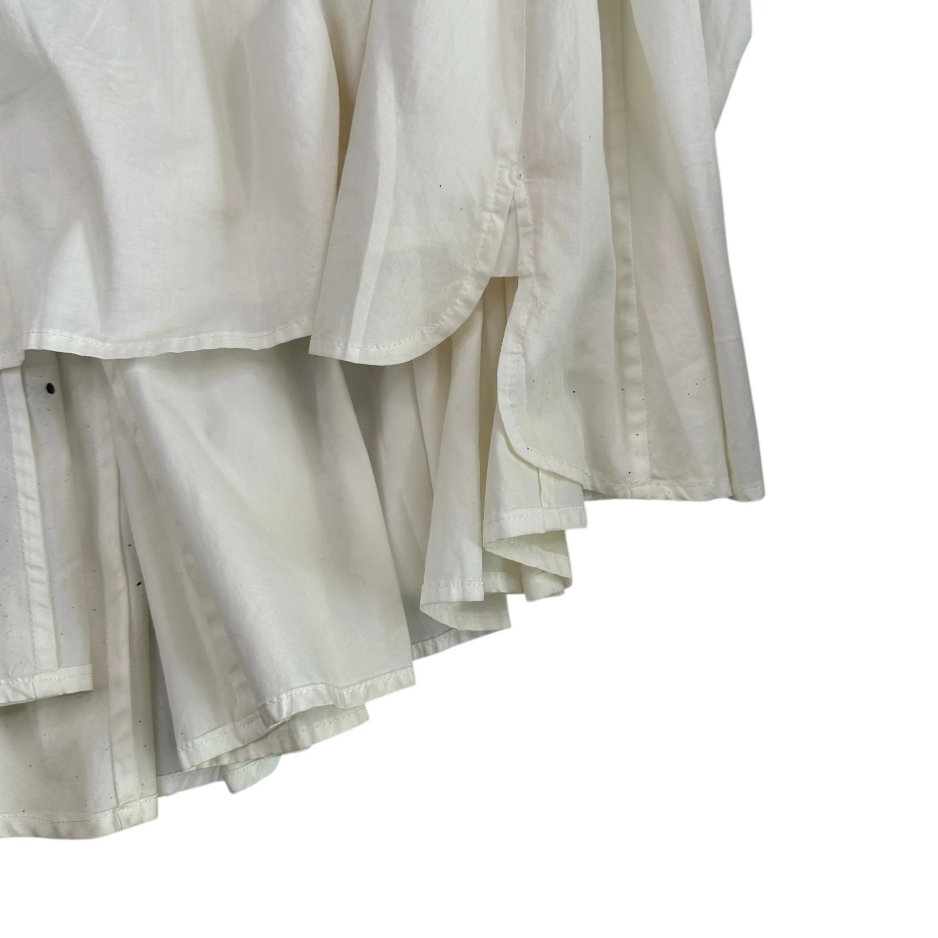 (36) MAISON MIHARA YASUHIRO SKIRT - WHITE - Image 5