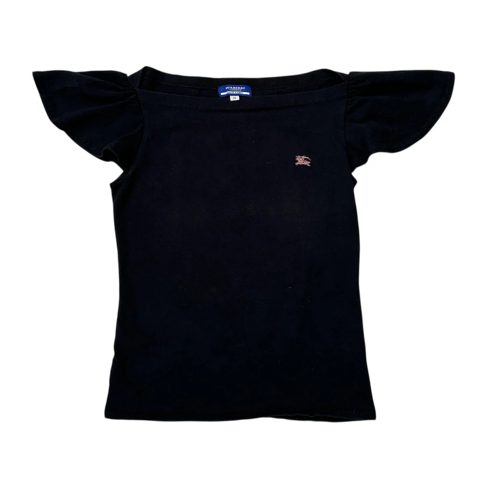 (38) BURBERRY BLUE LABEL PUFF SLEEVE TOP