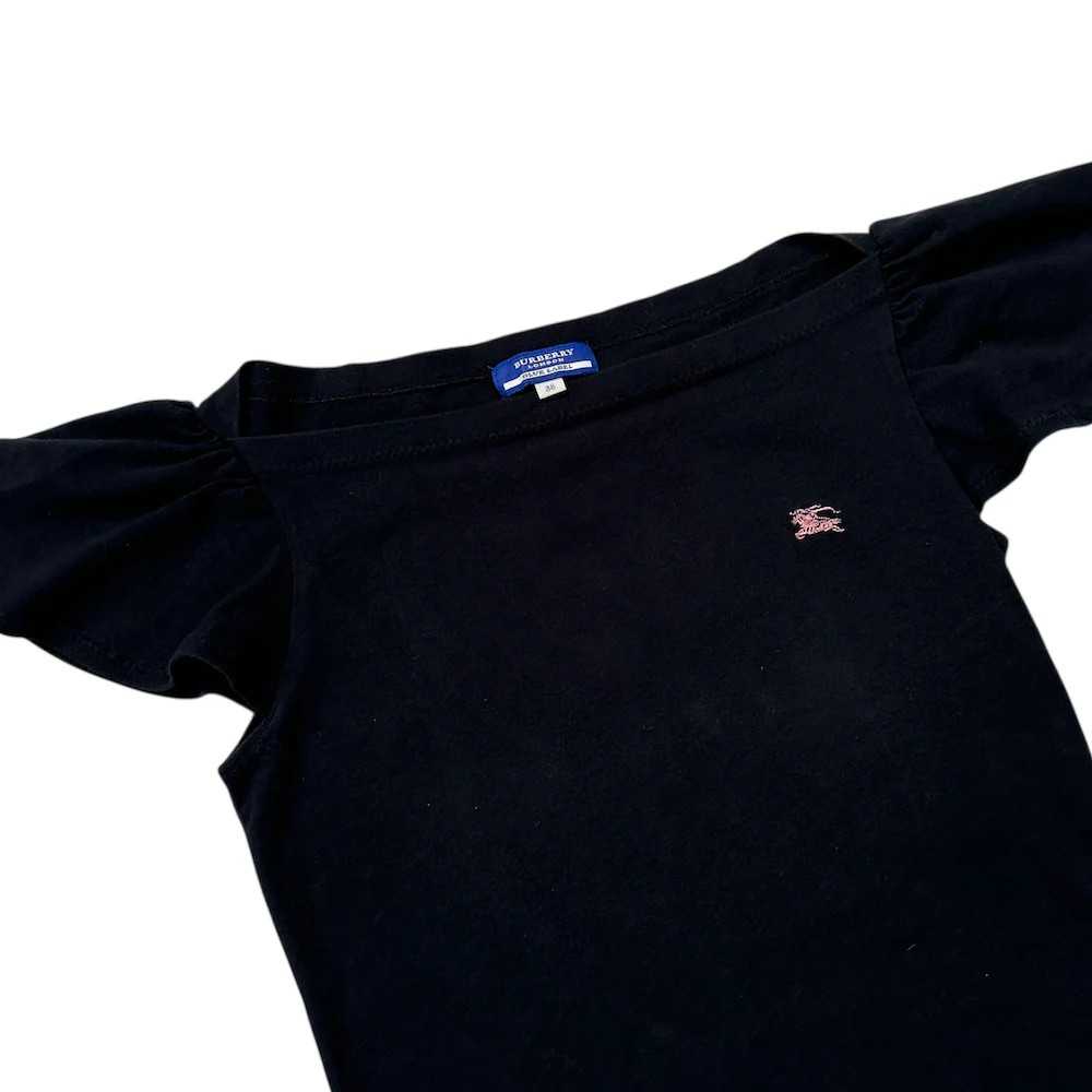 (38) BURBERRY BLUE LABEL PUFF SLEEVE TOP - Image 3