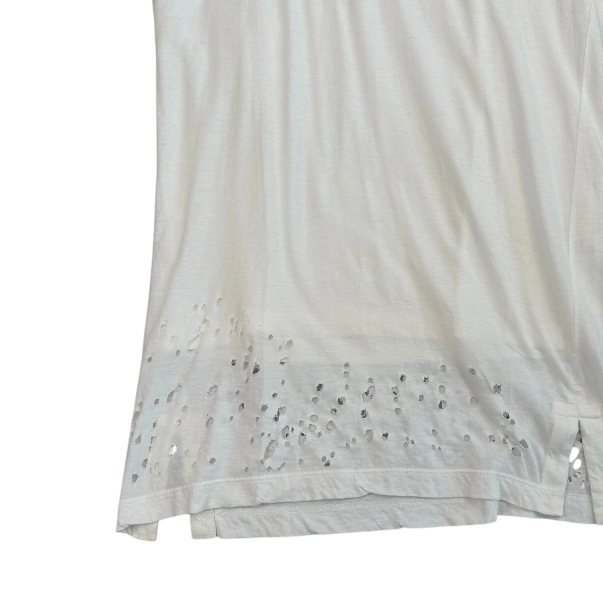 (44) MAISON MIHARA YASUHIRO DOUBLE-LAYER DISTRESSED T-SHIRT - Image 4