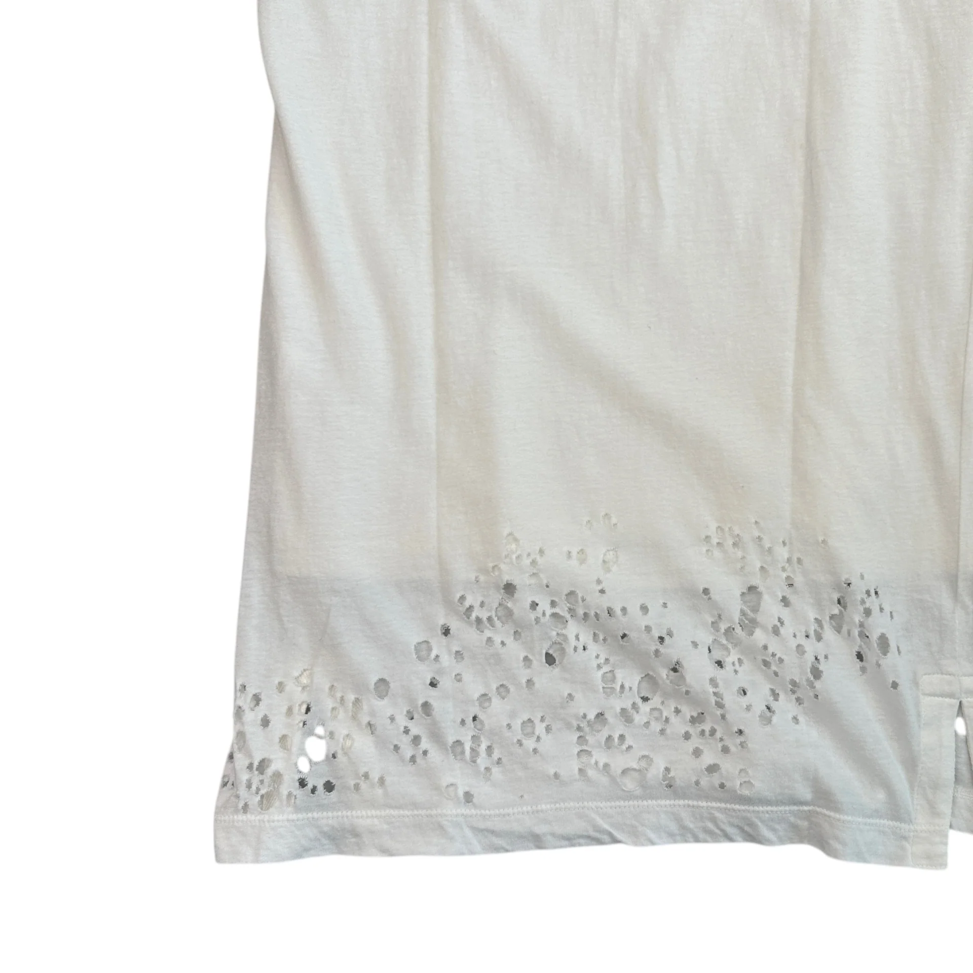 (44) MAISON MIHARA YASUHIRO DOUBLE-LAYER DISTRESSED T-SHIRT - Image 6