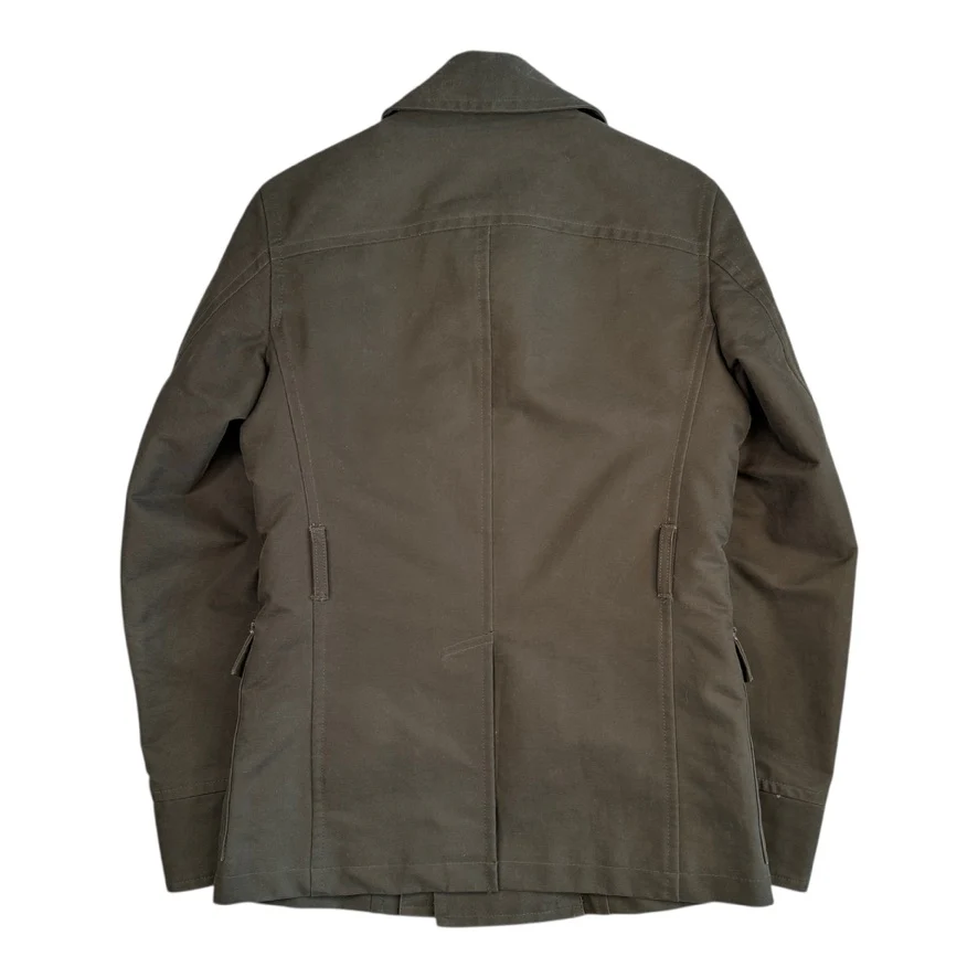 (46) NICOLE CLUB FOR MEN PEA COAT - KHAKI - Image 2