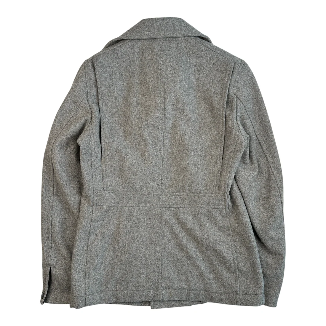 (46) NICOLE CLUB FOR MEN WOOL-BLEND PEA COAT - GREY - Image 2