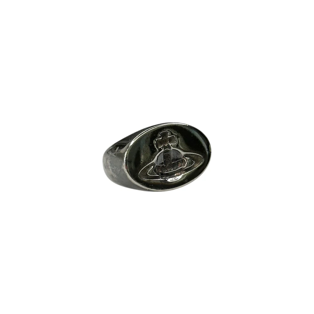 (5) VIVIENNE WESTWOOD 925 SILVER SIGNET RING - Image 3