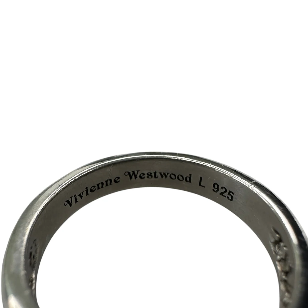 (L/7.5) VIVIENNE WESTWOOD 925 SILVER MARYBELLE RING - Image 5