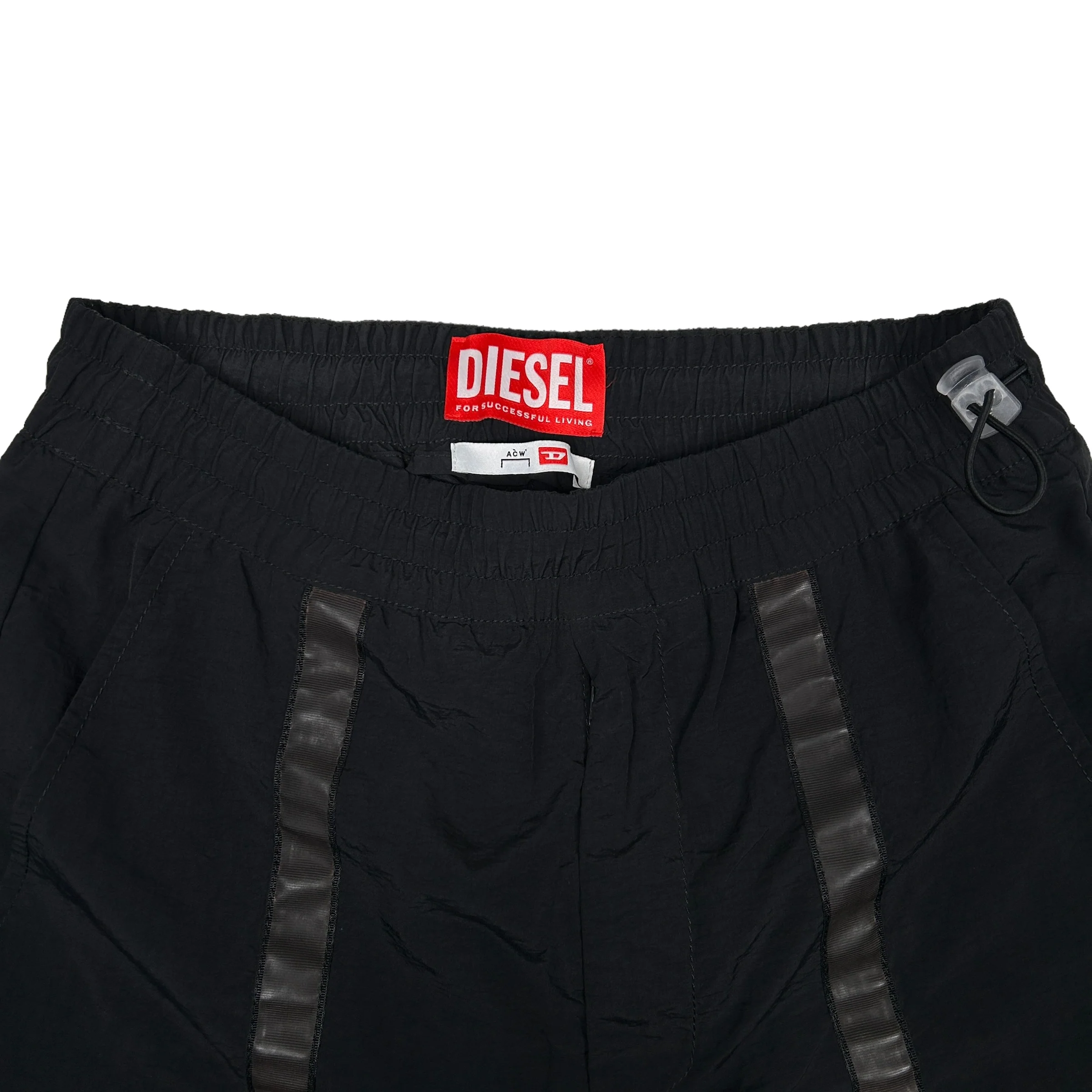 DIESEL X A COLD WALL* RED TAG SNAP BUTTON NYLON PANTS - Image 3