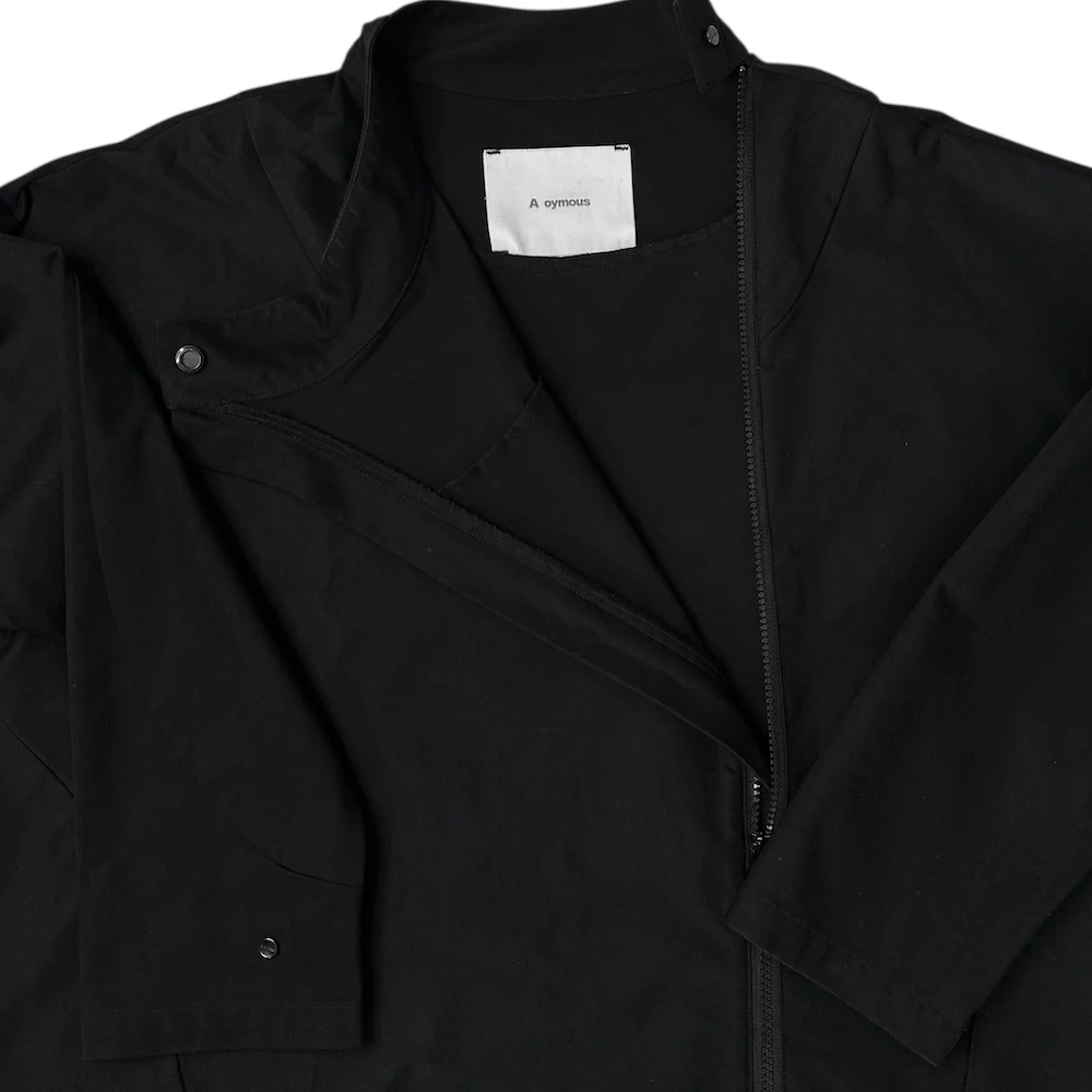 A OYMOUS NYLON JACKET - BLACK - Image 3