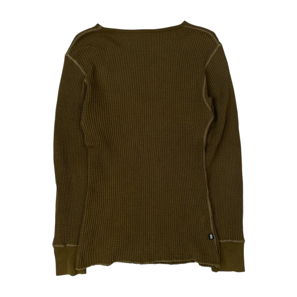 ALPHA INDUSTRIES LONG SLEEVE - GREEN - Image 2