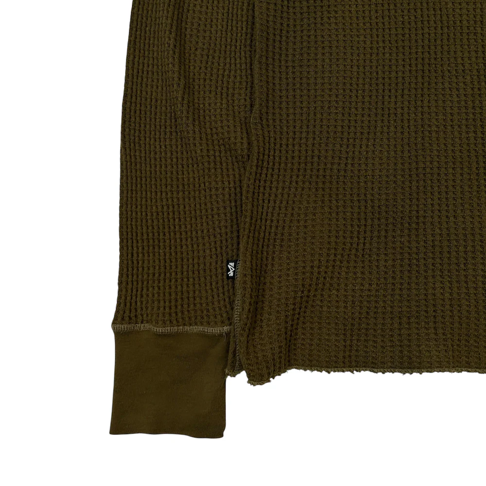 ALPHA INDUSTRIES LONG SLEEVE - GREEN - Image 4