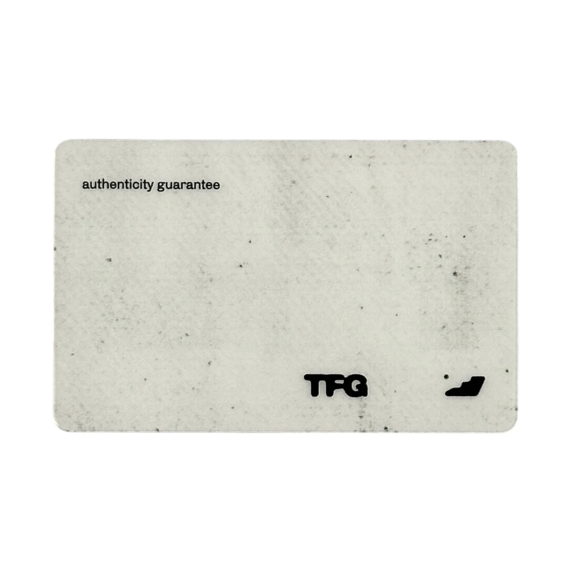 Authenticity Card