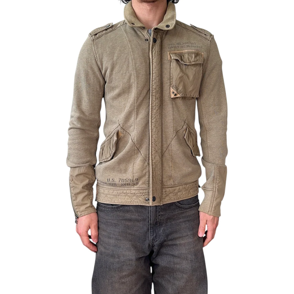 AVIREX COTTON-NYLON MILITARY FLIGHT JACKET - Image 2
