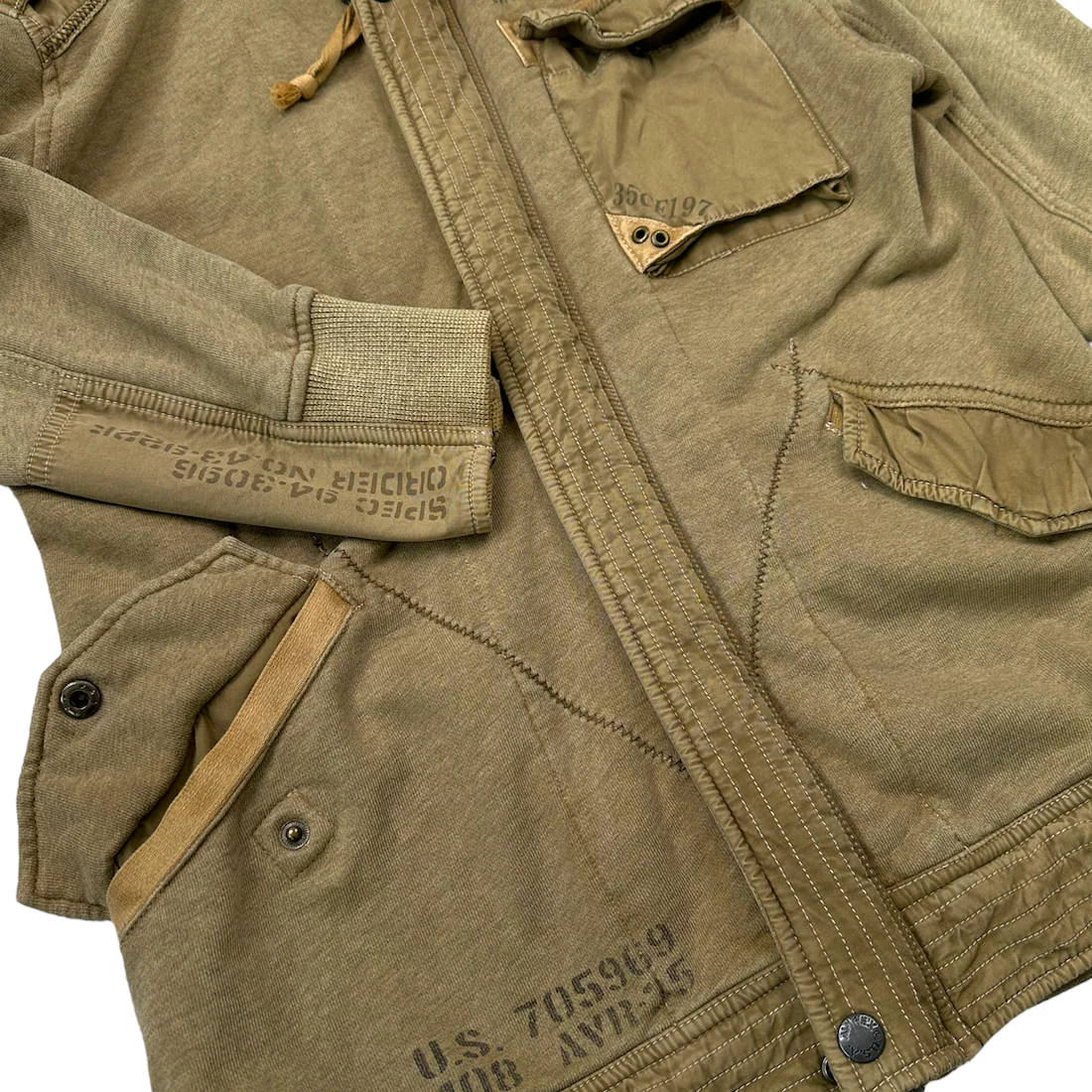 AVIREX COTTON-NYLON MILITARY FLIGHT JACKET - Image 7
