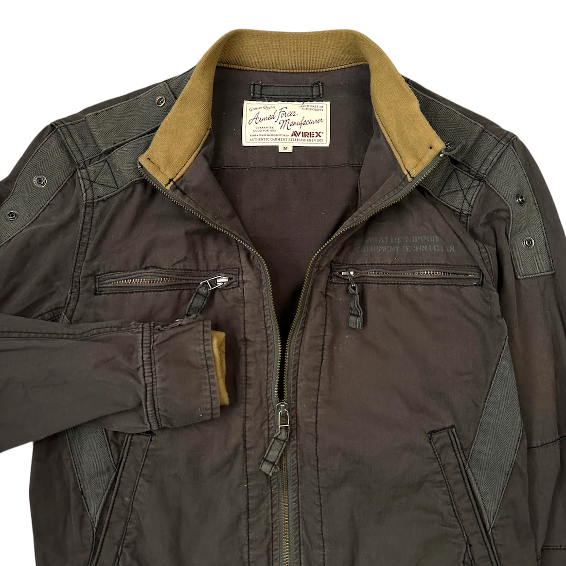 AVIREX MILITARY FLIGHT JACKET - BROWN - Image 5