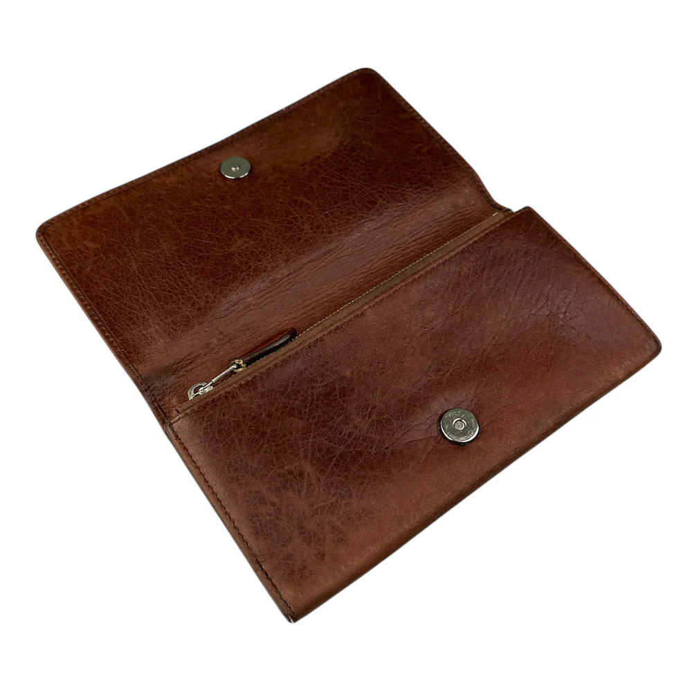 BALENCIAGA MOTORCYCLE WALLET - BROWN - Image 4