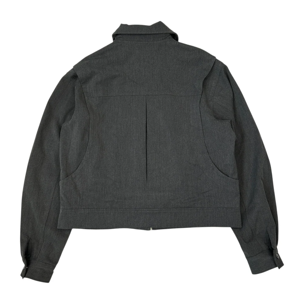 BAOVICTO COLLARED JACKET - GREY - Image 2