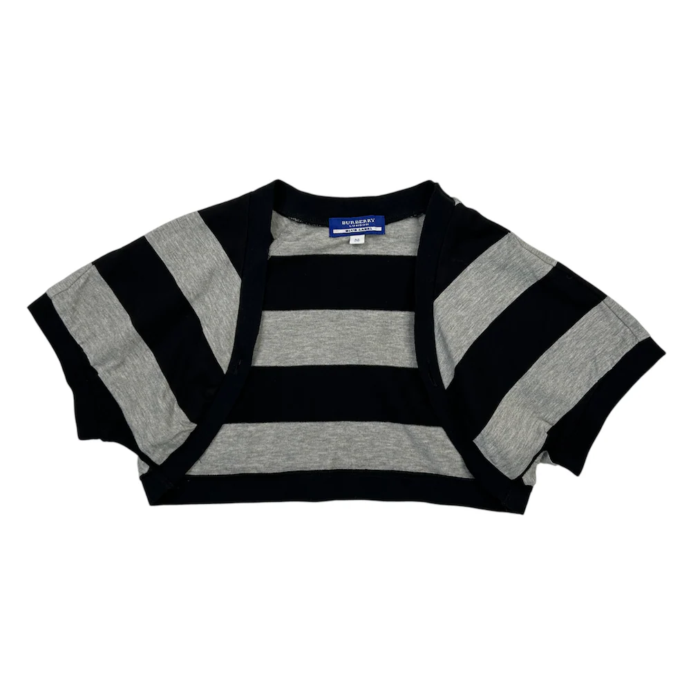 (38) BURBERRY BLUE LABEL STRIPED VEST