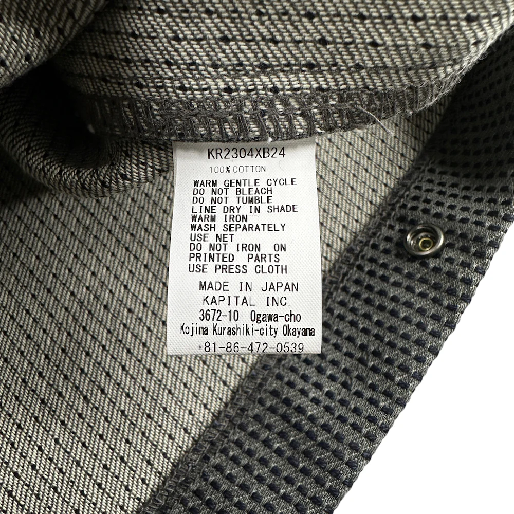 (BRAND NEW) KAPITAL CENTURY DENIM SASHIKO BOOK BAG - Image 6
