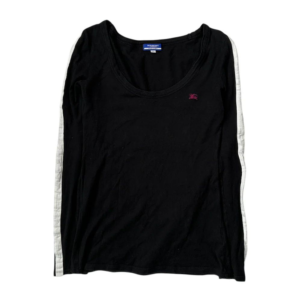 BURBERRY BLUE LABEL LONG SLEEVE - BLACK / WHITE