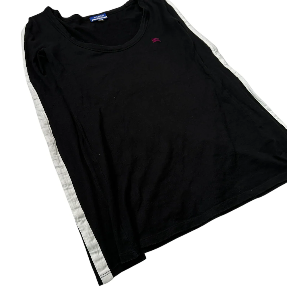BURBERRY BLUE LABEL LONG SLEEVE - BLACK / WHITE - Image 3