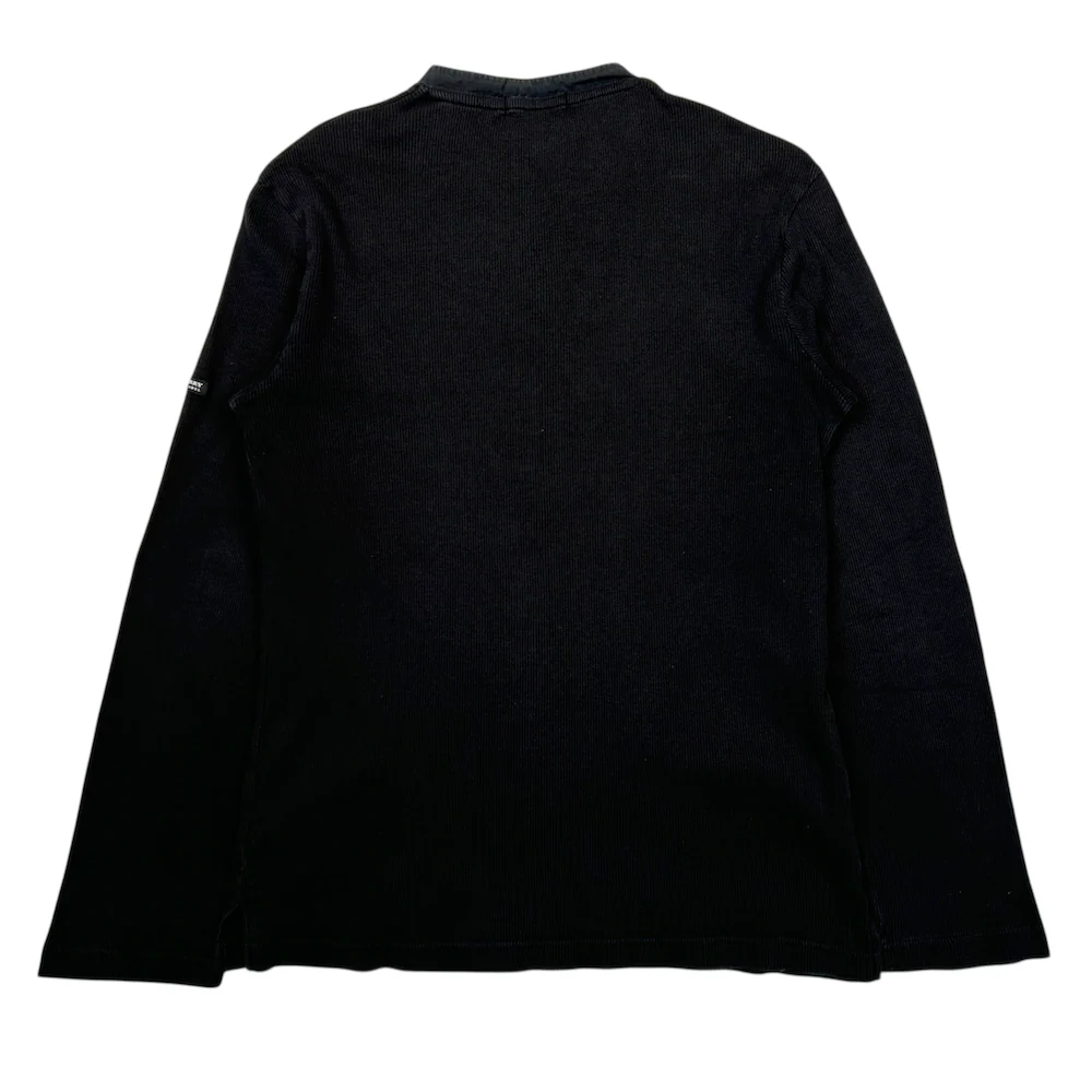 (2) BURBERRY BLACK LABEL HENLEY LONG SLEEVE - Image 2