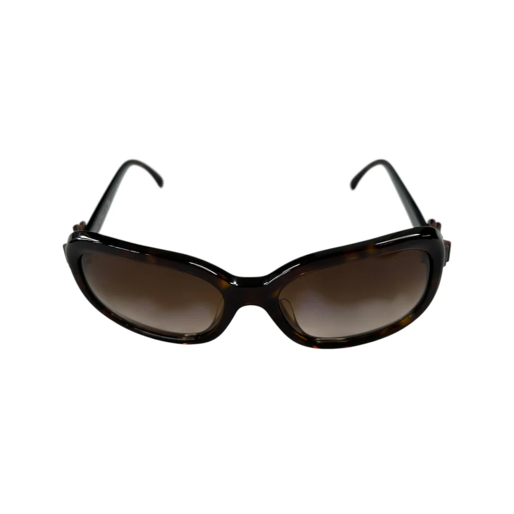 CHANEL BOWTIE SUNGLASSES - BROWN - Image 2