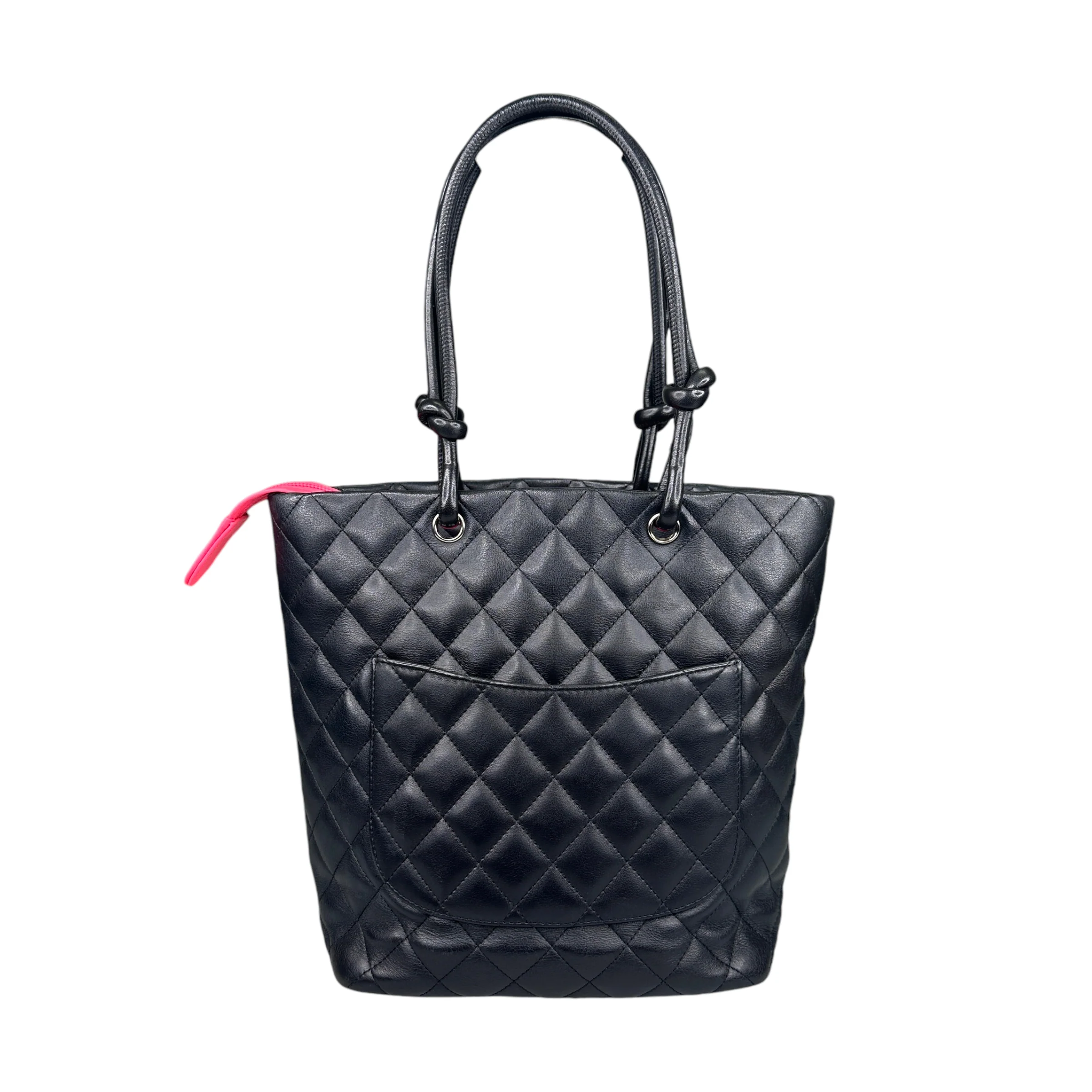 CHANEL CAMBON LINE TOTE BAG - BLACK / WHITE - Image 2