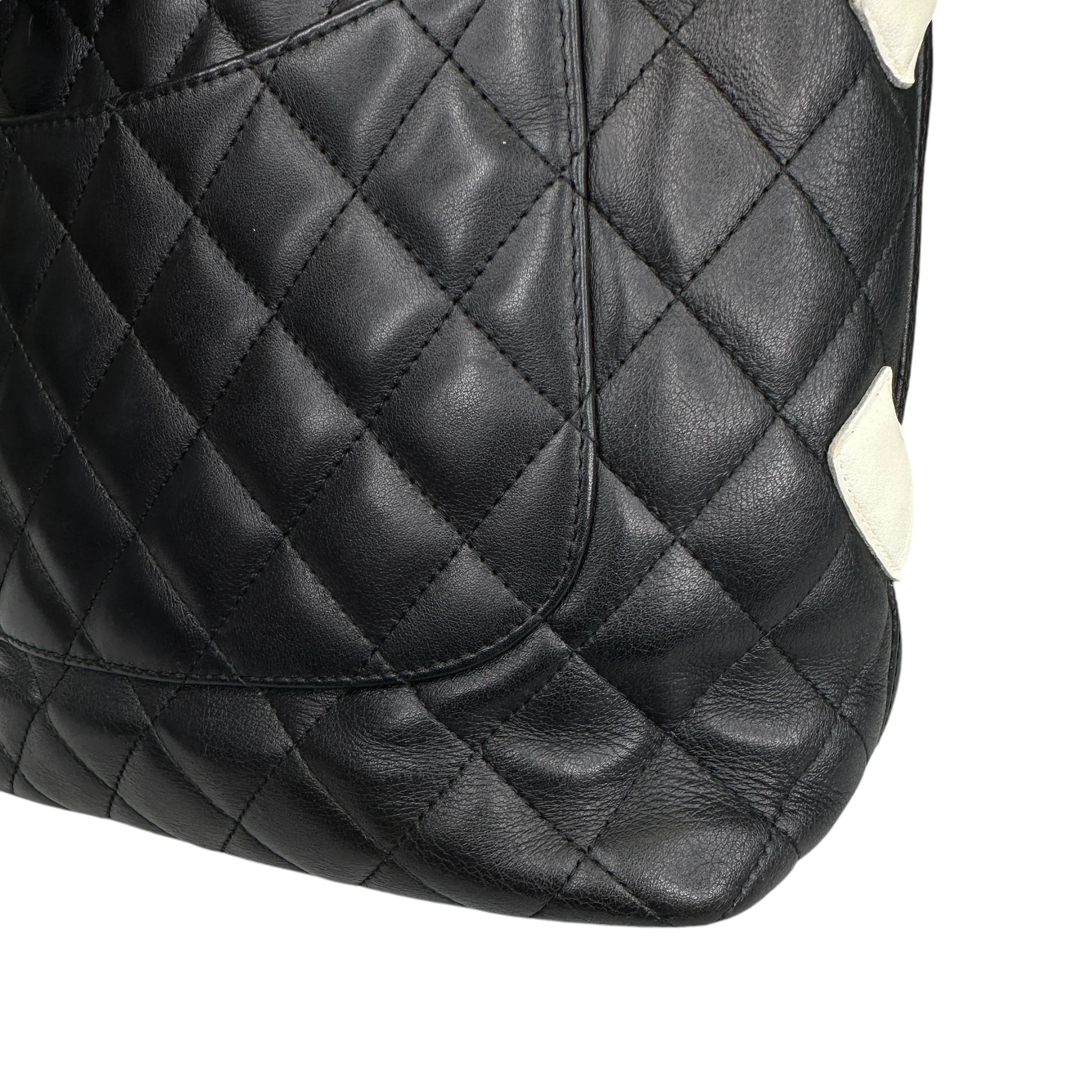 CHANEL CAMBON LINE TOTE BAG - BLACK / WHITE - Image 6