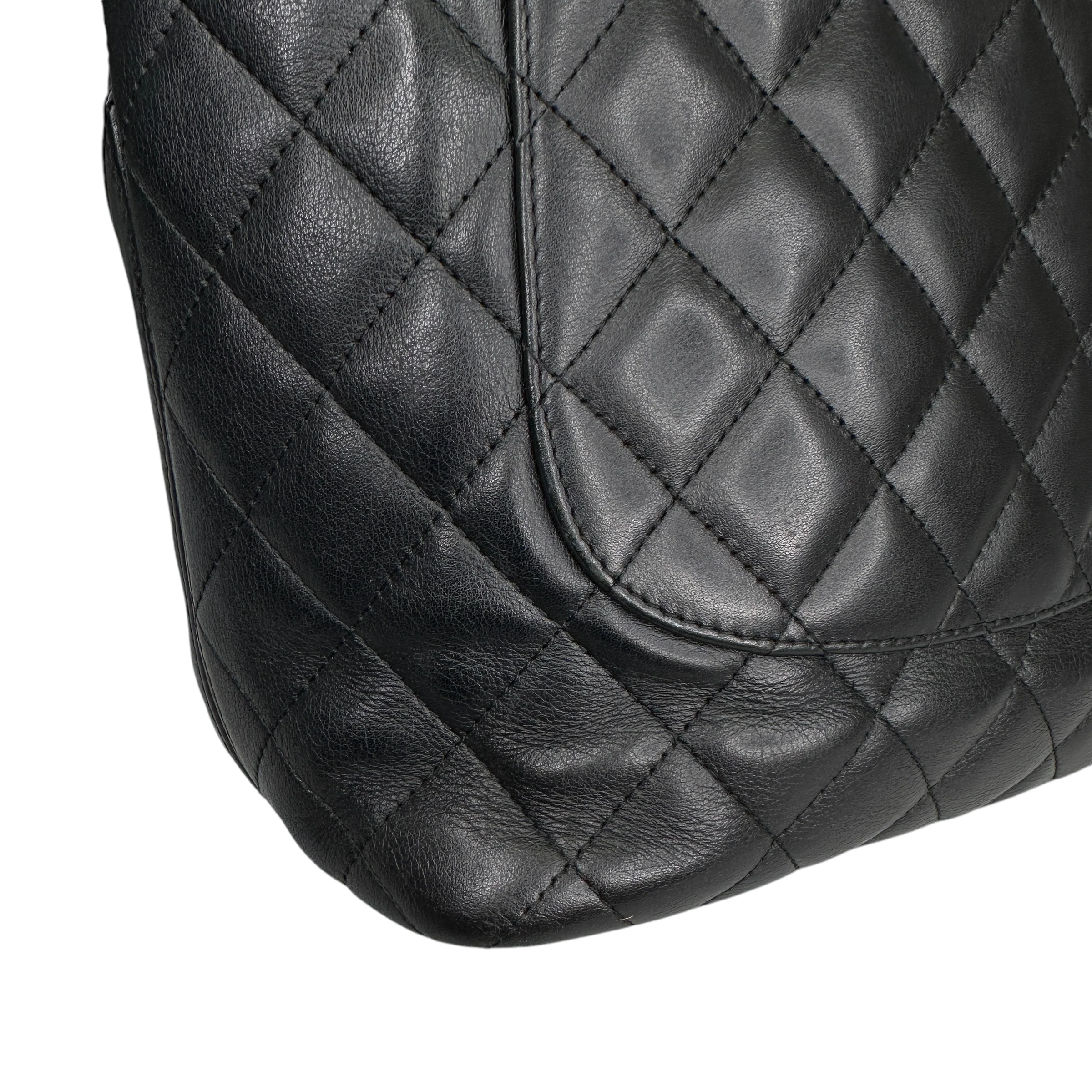 CHANEL CAMBON LINE TOTE BAG - BLACK / WHITE - Image 7
