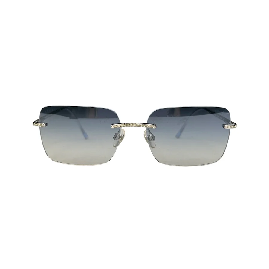 CHANEL RHINESTONE EMBEZZLED SUNGLASSES - Image 2