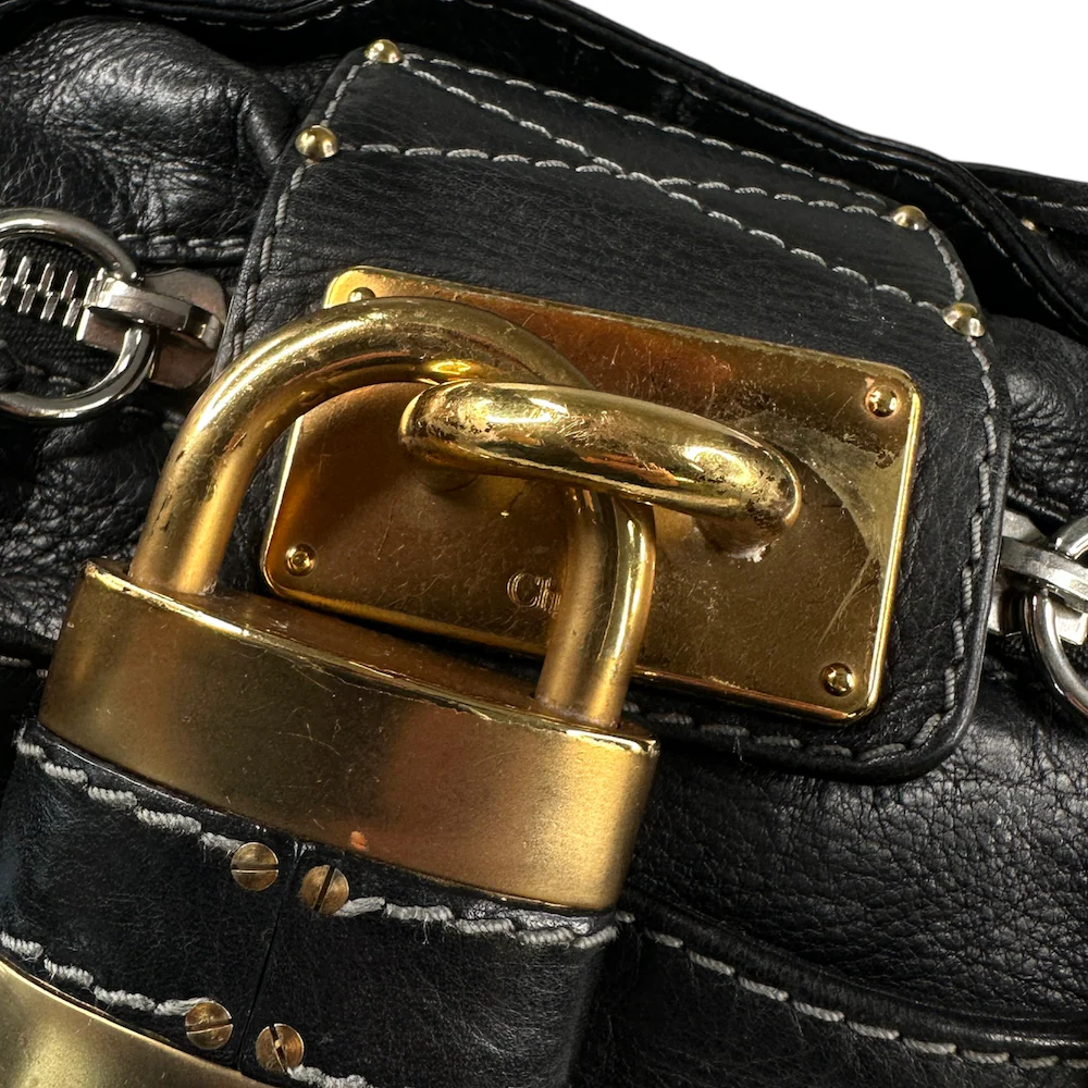 CHLOE PADDINGTON BAG - BLACK - Image 8