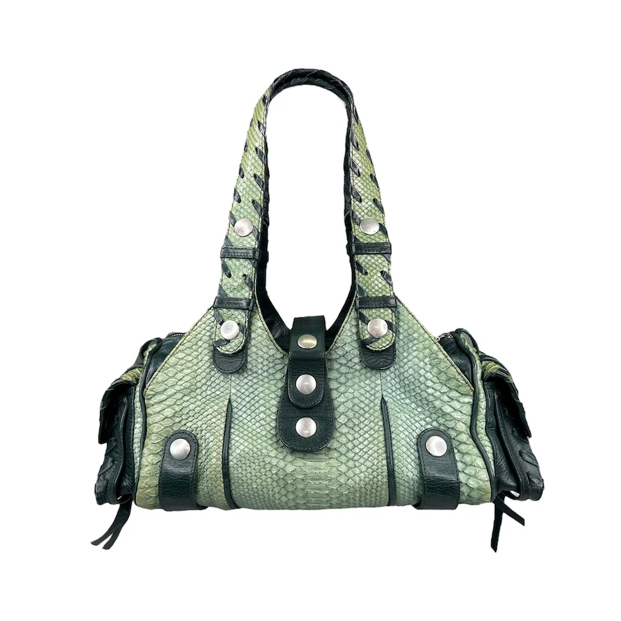 CHLOE PYTHON & LEATHER SILVERADO BAG - Image 2