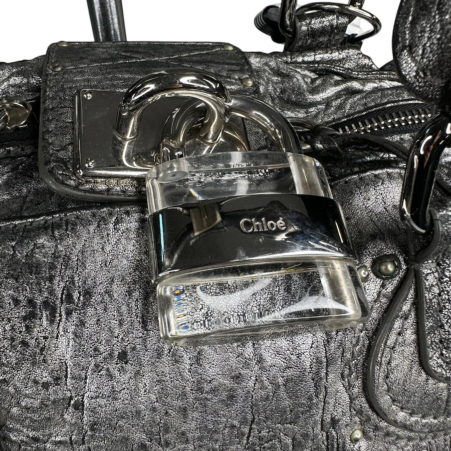 CHLOÉ SILVER PADDINGTON SHOULDER BAG - Image 6