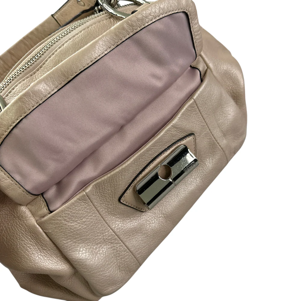 COACH LEATHER BOWLING BAG - Image 6