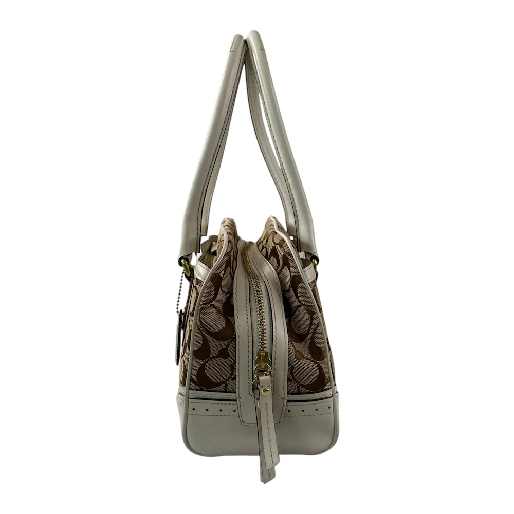 COACH SIGNATURE CANVAS SHOULDER BAG - Image 3