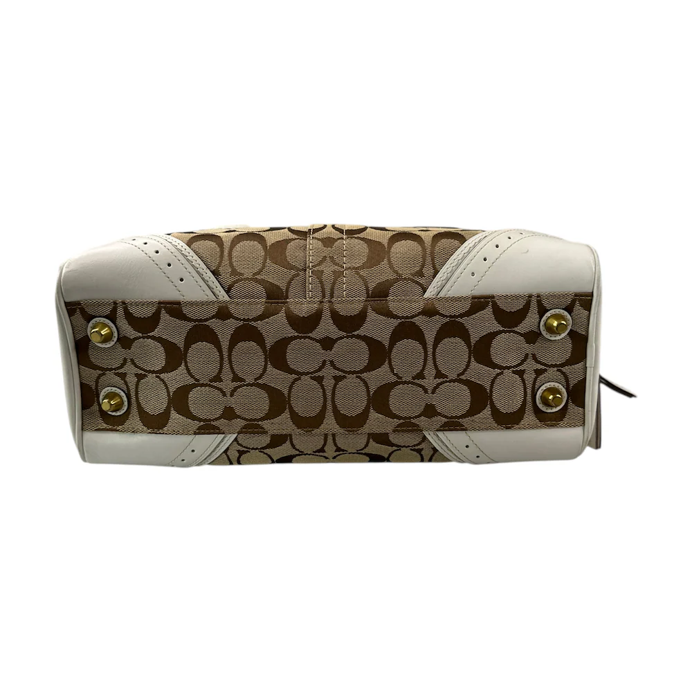 COACH SIGNATURE CANVAS SHOULDER BAG - Image 4