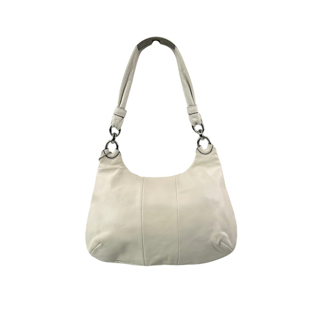 COACH BEIGE LEATHER SHOULDER BAG - Image 2