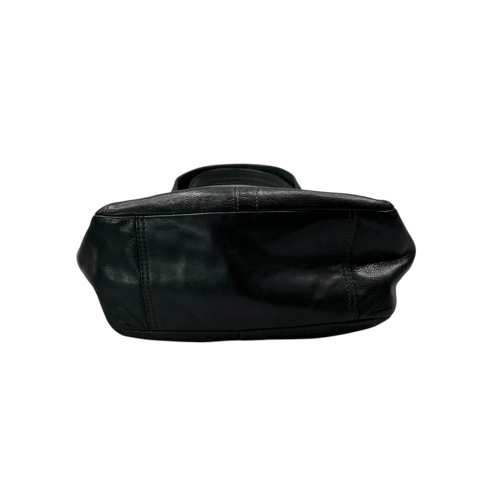 COACH LEATHER SHOULDER BAG - Image 4
