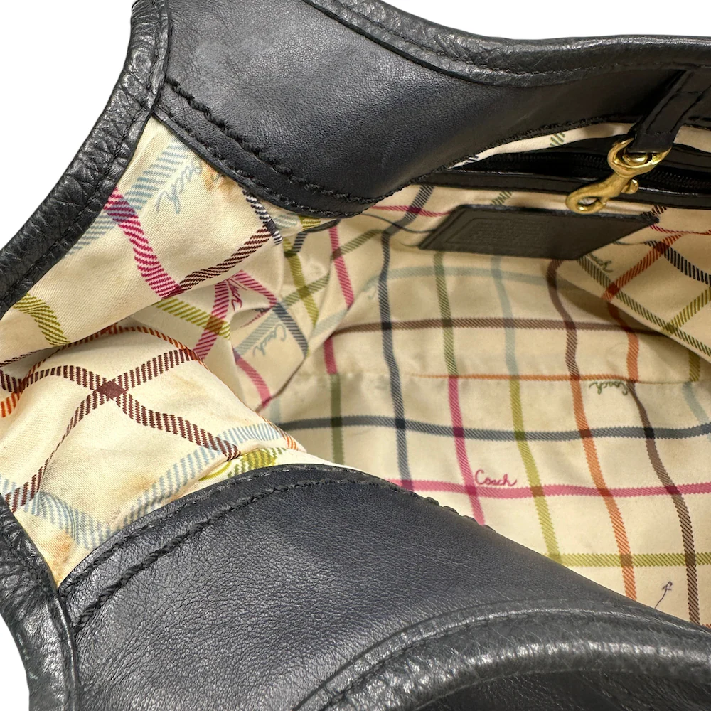 COACH LEATHER SHOULDER BAG - Image 8