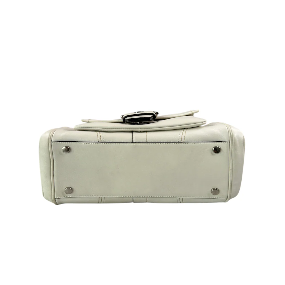 COACH LEATHER SOHO BAG - CREAM - Image 5