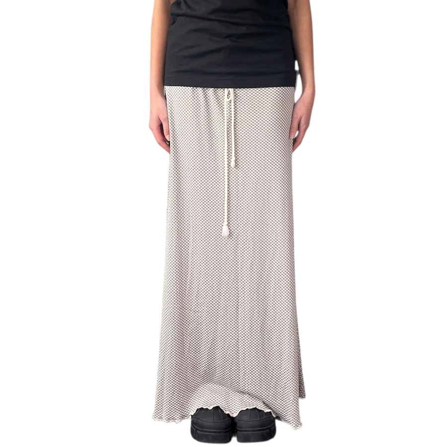 COMME DES GARCONS TRICOT GINGHAM SKIRT - Image 2