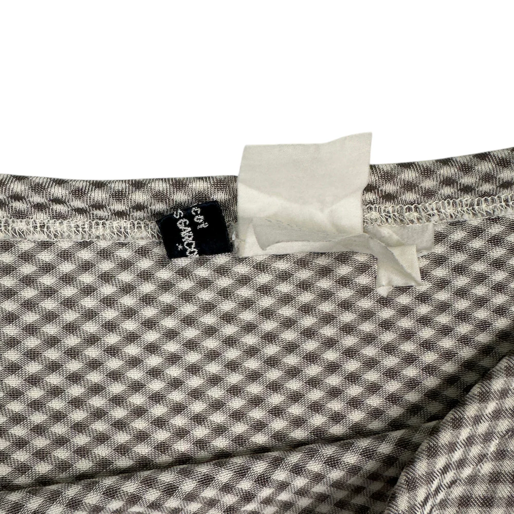 COMME DES GARCONS TRICOT GINGHAM SKIRT - Image 4